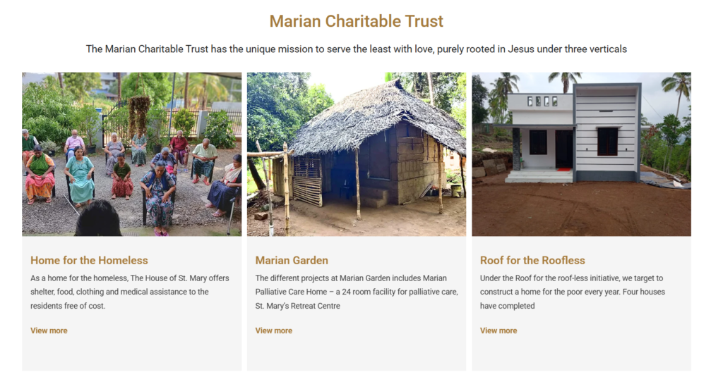 Giving Back to Society with Marian Charitable Trust